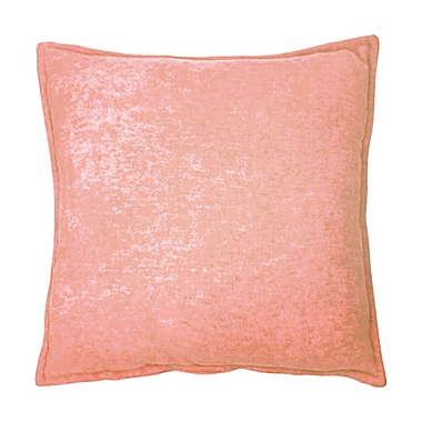 Simply Essential&trade; Heathered 26-Inch Square European Throw Pillow in Coral. View a larger version of this product image.