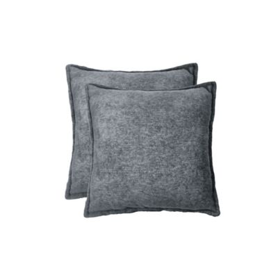 Simply Essential&trade; Heathered 18-Inch Square Throw Pillows (Set of 2)