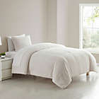Alternate image 1 for Simply Essential&trade; Cable Knit Sherpa 2-Piece Twin Comforter Set in Coconut Milk