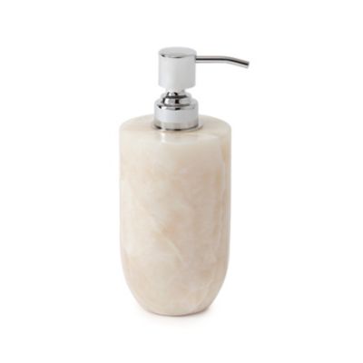 The Threadery&trade; Gate Marble Lotion/Soap Dispenser in Cream