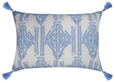 Everhome&trade; Embroidered Tassel Oblong Throw Pillow