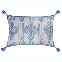 Everhome™ Embroidered Tassel Oblong Throw Pillow