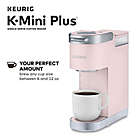 Alternate image 9 for Keurig&reg; K-Mini Plus&reg; Single Serve K-Cup&reg; Pod Coffee Maker in Dusty Rose