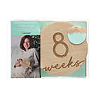 Alternate image 5 for Pearhead&reg; Wooden Pregnancy Milestone Photo Cards