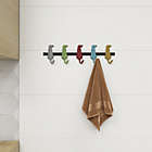 Alternate image 1 for Ridge Road D&eacute;cor Row of Dogs Iron Wall Hook Rack in Multi