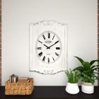 Alternate image 6 for Ridge Road Décor 22-Inch x 31-Inch Farmhouse Wood Wall Clock in White
