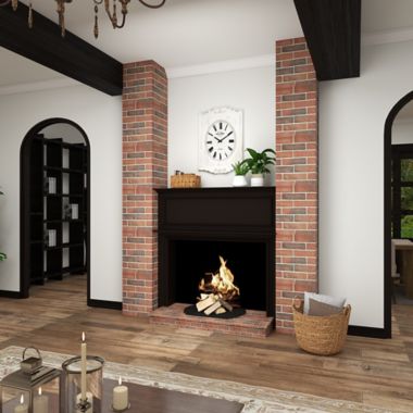 Ridge Road Décor 22-Inch x 31-Inch Farmhouse Wood Wall Clock in White. View a larger version of this product image.