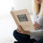 Alternate image 5 for Pearhead&reg; Pregnancy Journal in Blush Pink