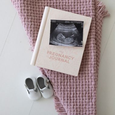 Pearhead&reg; Pregnancy Journal in Blush Pink. View a larger version of this product image.