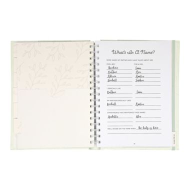 Pearhead&reg; Pregnancy Journal in Sage Green. View a larger version of this product image.