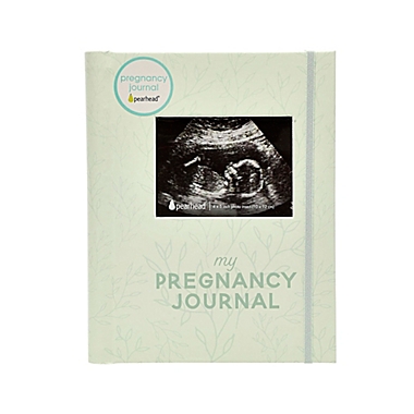 Pearhead&reg; Pregnancy Journal in Sage Green. View a larger version of this product image.