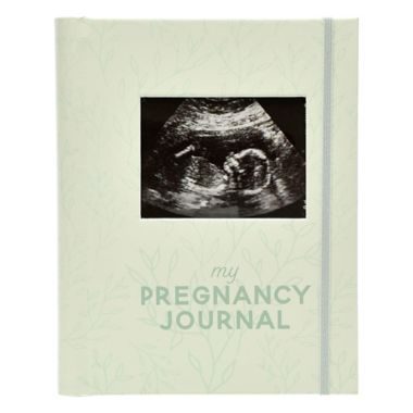 Pearhead&reg; Pregnancy Journal in Sage Green. View a larger version of this product image.
