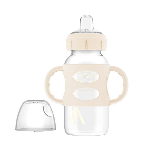 Suitr PP Glass Milk Cup Grip Feeding Bottle Handles Wide Neck Avent For Baby 