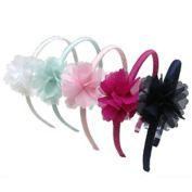Tiny Treasures 5-Pack Chiffon Rosette Headbands