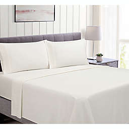 Bee & Willow™ Cotton Flannel Standard/Queen Pillowcases in Coconut Milk (Set of 2)