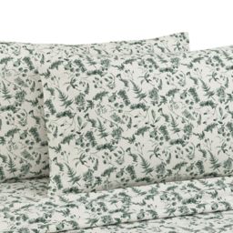 Bee & Willow™ Flannel Standard Pillowcases in Fern Toss (Set of 2)