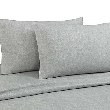 Bee &amp; Willow&trade; Cotton Flannel Standard/Queen Pillowcases in Heather Grey (Set of 2). View a larger version of this product image.