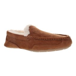 Nestwell™ Men's Suede Fur Memory Foam Slippers in Chestnut