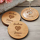 Alternate image 0 for Rustic Wedding Party Favor Coaster