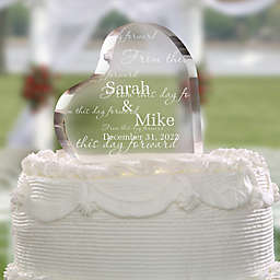 From This Day Forward Cake Topper & Keepsake