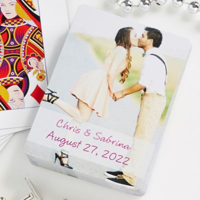 Our Wedding 54-Count Photo Playing Cards