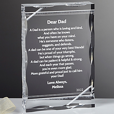 Dear Dad Poem Keepsake. View a larger version of this product image.