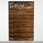Alternate image 1 for Rustic Wood 58-Inch x 90-Inch Wedding Photo Backdrop