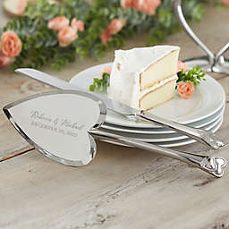 Laurels of Love Wedding Cake Knife & Server Set