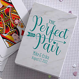 Wedding Pun Personalized Playing Cards Wedding Favors