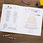 Alternate image 1 for Wedding Day Personalized Coloring Activity Book
