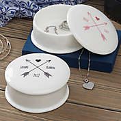 Romantic Arrows Personalized Jewelry Box