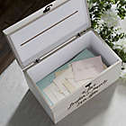 Alternate image 2 for Ever After Personalized Wedding Wood Card Box