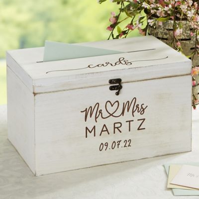 Name & Date Sticker Bundle DIY Wedding Box/Crate Personalised Wedding Cards 