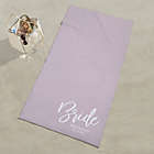 Alternate image 0 for Classic Elegance Wedding Party 30-Inch x 60-Inch Personalized Beach Towel