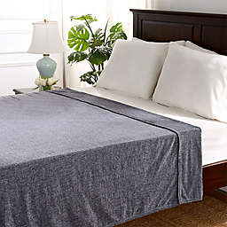 Berkshire Blanket® Woven Chenille Full/Queen Blanket in Blue
