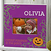Cutest Pumpkin Personalized 4-Inch x 6-Inch Horizontal Box Frame