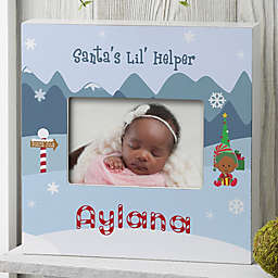 My First Christmas Personalized 4-Inch x 6-Inch Box Picture Frame