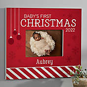 Baby&#39;s 1st Christmas Personalized Frame