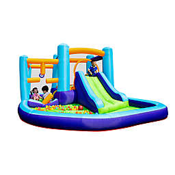 CocoNut Outdoor Inflatable Bouncy Castle with Slide & Pool