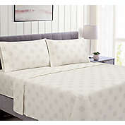 Bee &amp; Willow&trade; 83-Thread-Count Flannel Queen Sheet Set in Snowflake