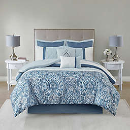 510 Design Shawnee 8-Piece Queen Comforter Set in Blue