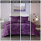 Alternate image 11 for Intelligent Design Felicia 4-Piece King/California King Comforter Set in Purple