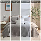 Alternate image 8 for INK+IVY Pomona Cotton Embroidered 3-Piece King/California King Coverlet Set in Gray