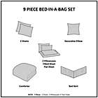 Alternate image 11 for Madison Park Essentials Merritt 9-Piece Reversible Queen Comforter Set in Grey