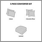 Alternate image 6 for Madison Park Essentials Kasey 5-Piece Reversible King/California King Comforter Set in Aqua