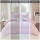 Alternate image 7 for Mi Zone Rosalie 4-Piece Full/Queen Comforter Set in Pink/Silver