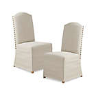 Alternate image 0 for Madison Park Foster High Back Dining Chair in Beige (Set of 2)