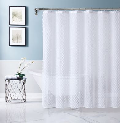 Fabric Shower Curtain or Liner   70" x 72" White Top Quality  White Ships Free 