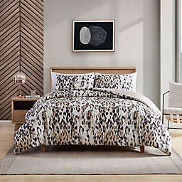 Kenneth Cole New York® Abstract Leopard 3-Piece Reversible Full/Queen Comforter Set