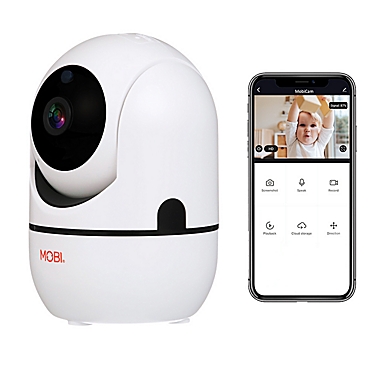 MOBI MobiCam HDX Smart WiFi Pan &amp; Tilt Baby Monitor. View a larger version of this product image.